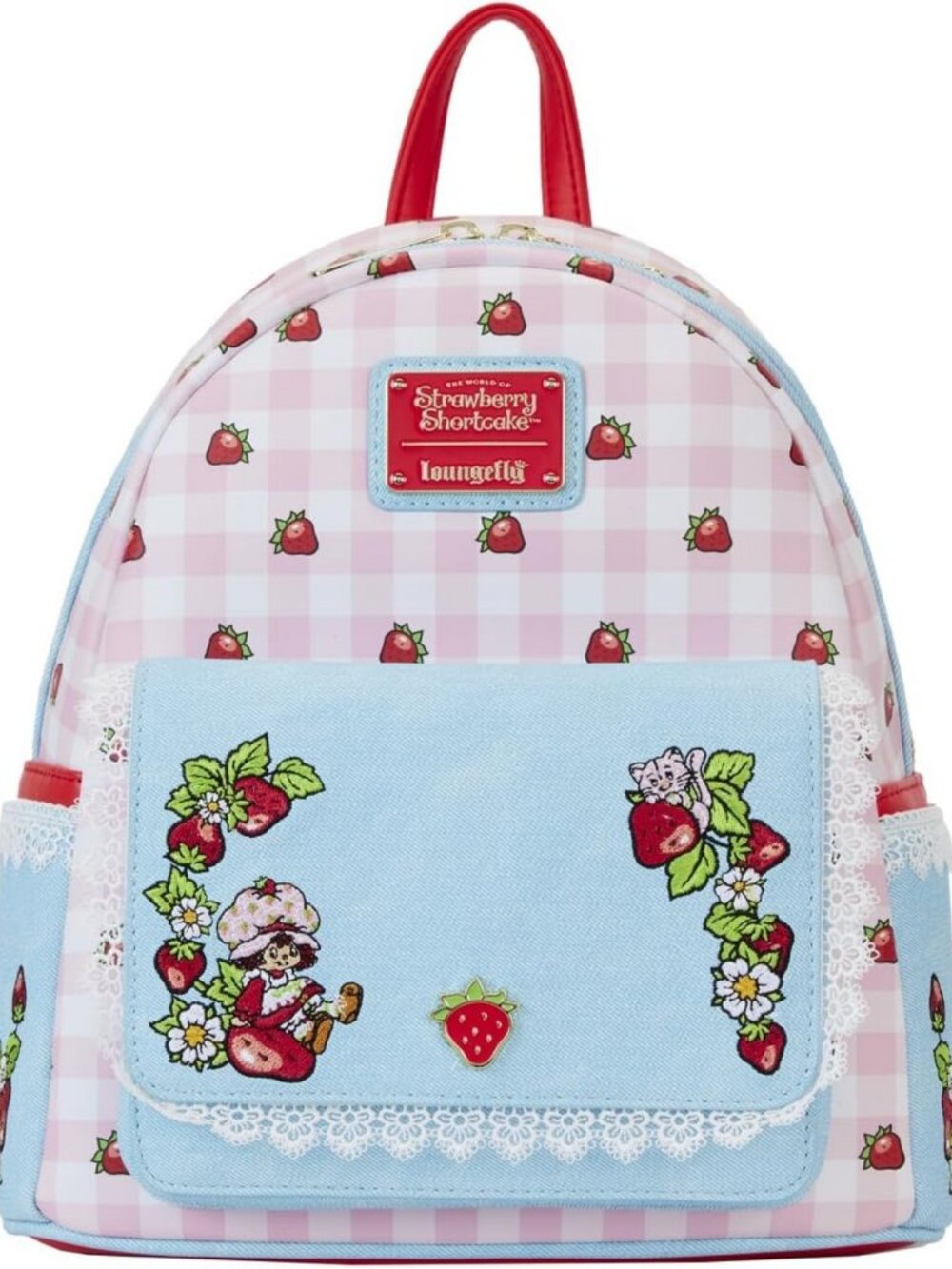 Strawberry Shortcake Mini Backpack - Cute Lounge Bag, Perfect for Everyday Use